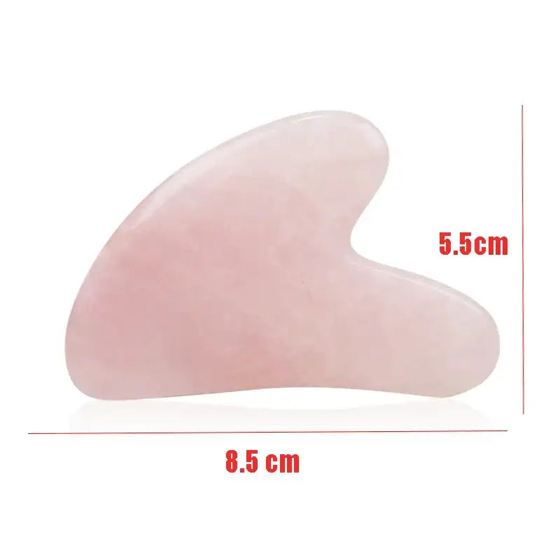 Rose Quartz Jade Gua Sha Stone